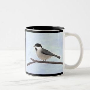Watercolor Black-capped Chickadee Mug