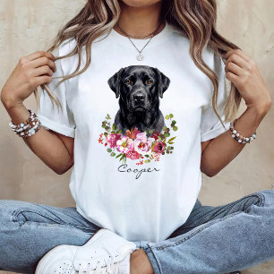 Watercolor Black Labrador Retriever T-Shirt