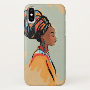Watercolor Black Queen Phone Case