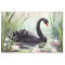 Watercolor Black Swan Decoupage Craft