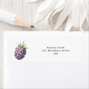 Watercolor blackberry