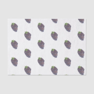 Watercolor blackberry tissue paper