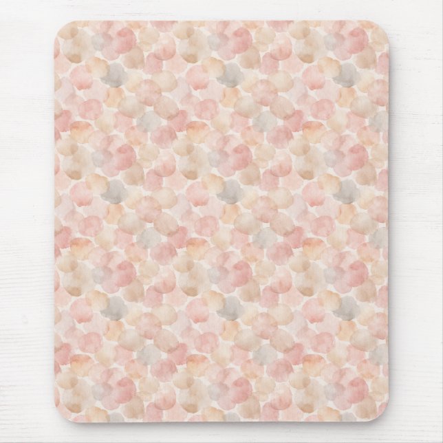 Watercolor Blob Pattern Mouse Mat (Front)