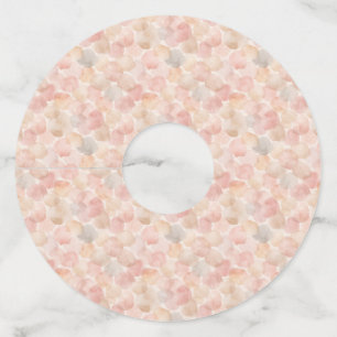 Watercolor Blob Pattern Wine Glass Tag
