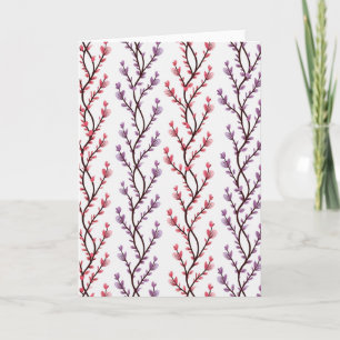 Watercolor Bloom Plant Card