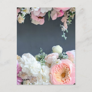 Watercolor Blooms Pattern Postcards