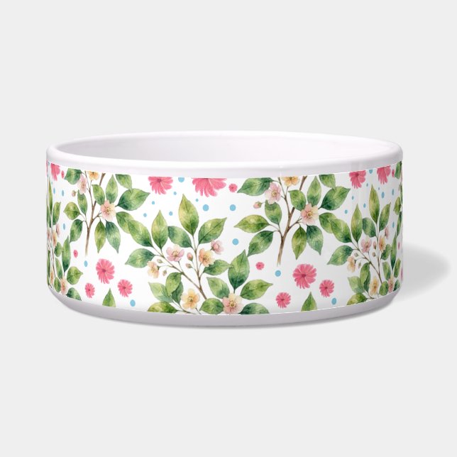 Watercolor Blossom Branch Floral Pattern (Front)