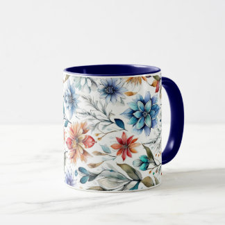Watercolor Blossoms Mug