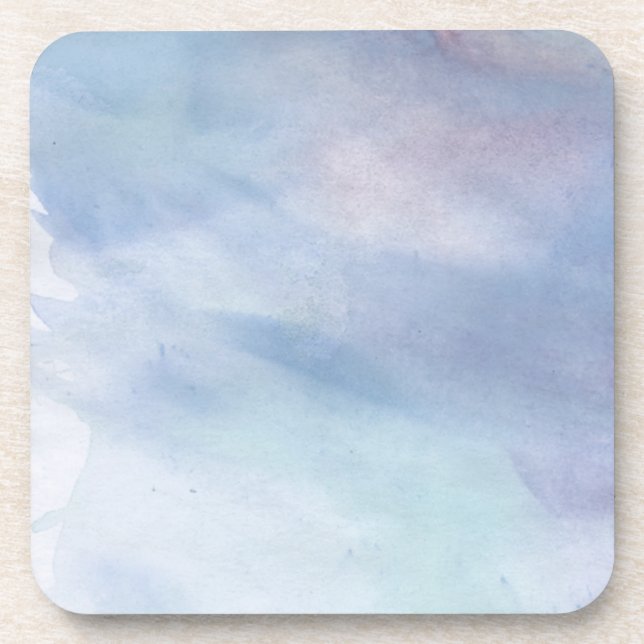 Watercolor Blue 2 Coaster (Front)