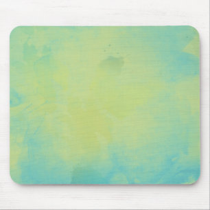 Watercolor Blue And Green Mouse Mat