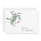 Watercolor Blue Crab Beach Thank You Cards