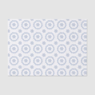 Watercolor Blue Designer Snowflake Tissue Paper