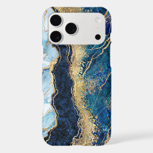 Watercolor Blue Gold Marble Case-Mate iPhone Case