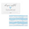 Watercolor blue heart modern diaper raffle tickets