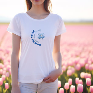 Watercolor blue minimalist baby shower boy T-Shirt