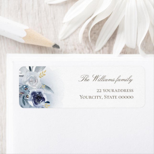 watercolor blue roses label (Insitu)