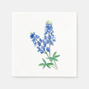 Watercolor Bluebonnet 3 Napkin