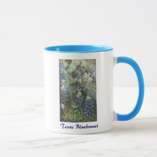 Watercolor Bluebonnets Mug