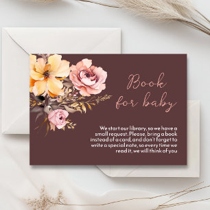 Watercolor blush pink girl baby shower card