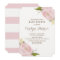 Watercolor Blush Pink Peonies Baby Shower Invite