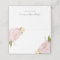 Watercolor Blush Pink Peonies Floral Place Cards