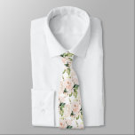 Watercolor Blush Roses Peonies Hydrangeas Tie<br><div class="desc">PixDezines floral watercolor neck tie,  blush pink roses,  peonies and blush Hydrangeas with sage green foliage.  Most of our designs come with DIY navy blue background colour.

 Copyright © 2011-2021 PixDezines™.</div>