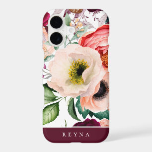 Watercolor Bohemian Floral Pattern