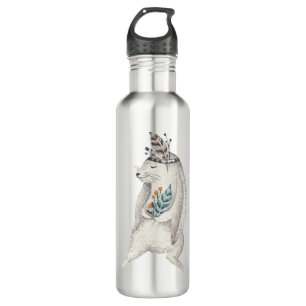 Watercolor Boho Bunny 710 Ml Water Bottle