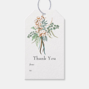 Watercolor Boho Cotton and Eucalyptus Boho Gift Tags