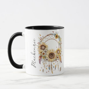 Watercolor Boho Dreamcatcher Mug