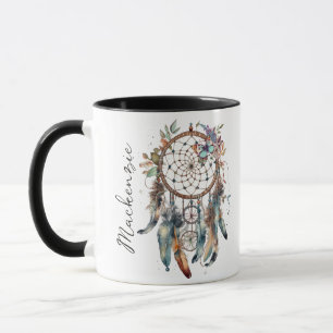 Watercolor Boho Dreamcatcher Mug