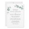 Watercolor Boho Eucalyptus Greenery Wedding