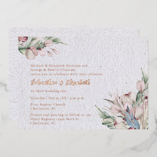 Watercolor Boho Floral and Botanical Wedding