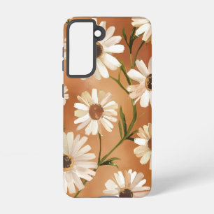 Watercolor Boho Minimalist Phone Case   Daisies D