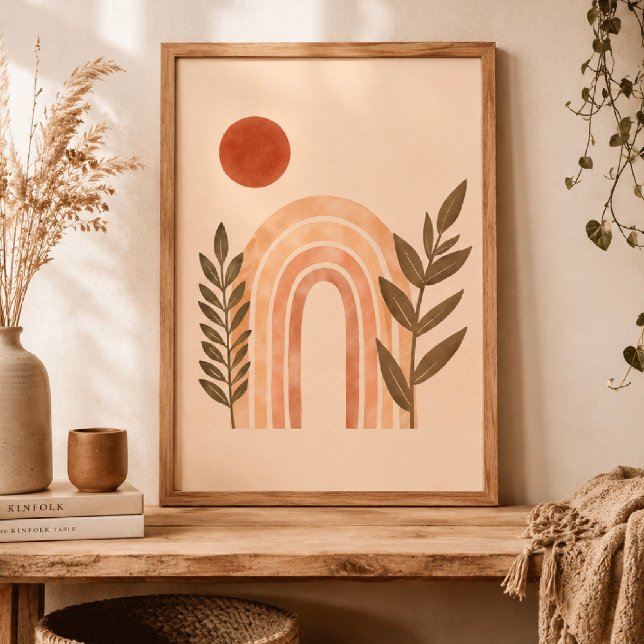 Watercolor Boho Sun Poster (Creator Uploaded)