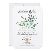 Watercolor Bontanical Retirement PHOTO Occupation