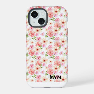 Watercolor Botanical Florals iPhone 15 Case
