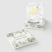 Watercolor Botanical Ivy Ferns Sage Family Cabin