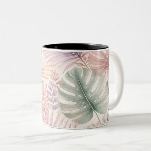 Watercolor Botanical Leaves Mug