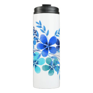Watercolor Bouquet  Thermal Tumbler