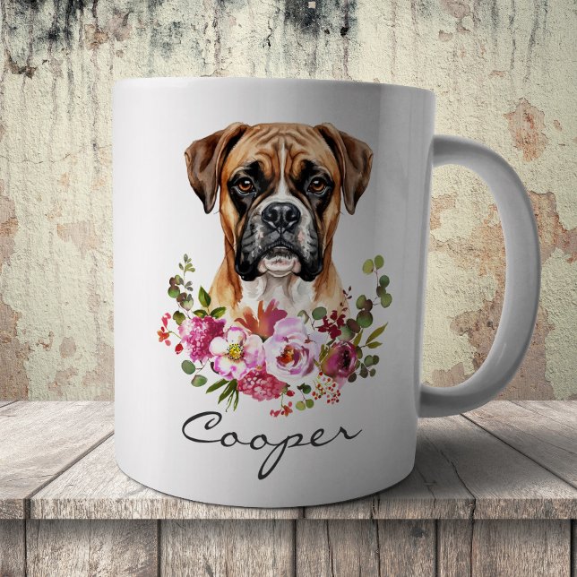 Watercolor Boxer Coffee Mug (Creator Uploaded)