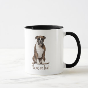 Watercolor Boxer Dog Pet  Custom  Mug