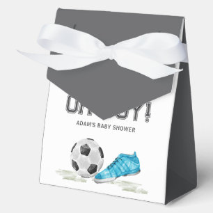 Watercolor Boy All Star Soccer Sport Baby Shower  Favour Box