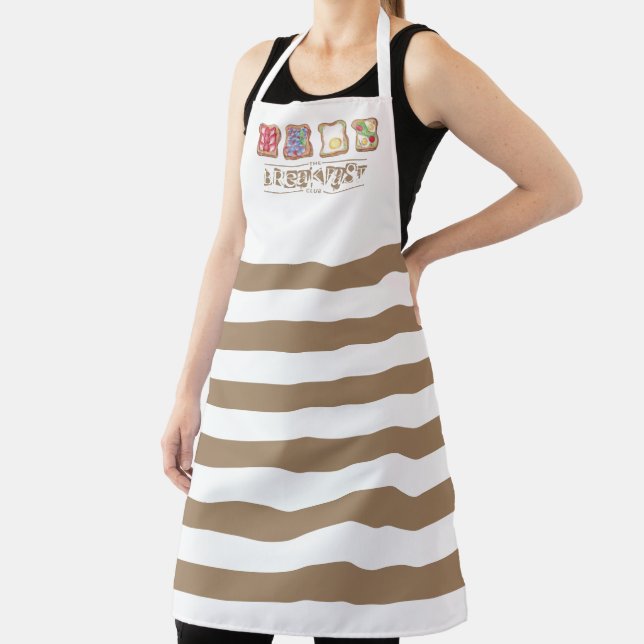 Watercolor Breakfast logo restaurant Business Apron (Insitu)