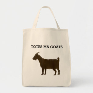 Watercolor Brown Totes Ma Goats Bag