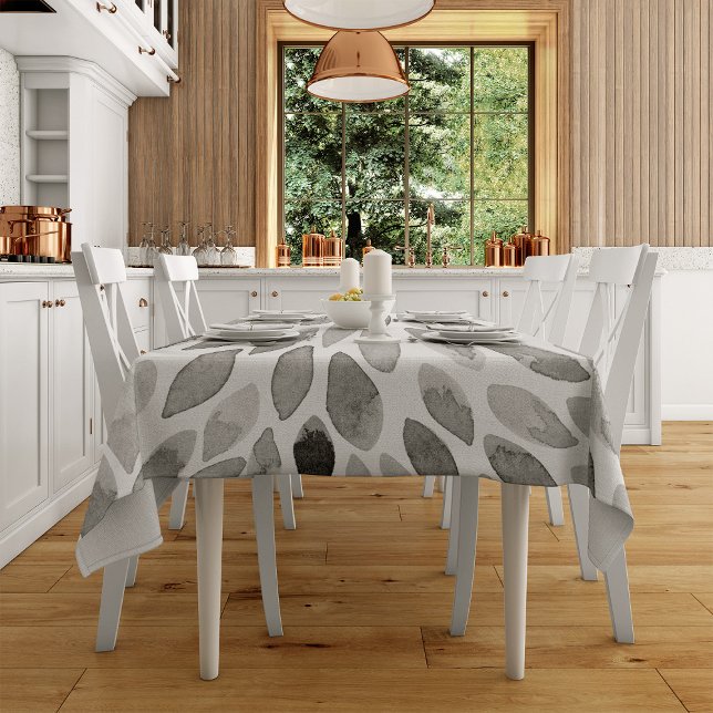 Watercolor brush strokes – black and white tablecloth (Creator Uploaded)