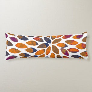 Watercolor brush strokes – rusty effect body cushion