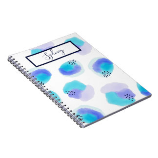 Watercolor Brushstrokes Notebook
