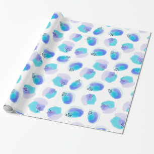 Watercolor Brushstrokes Wrapping Paper