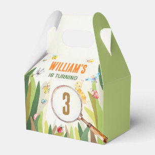 Watercolor Bug Insect Boy Birthday Favour Box